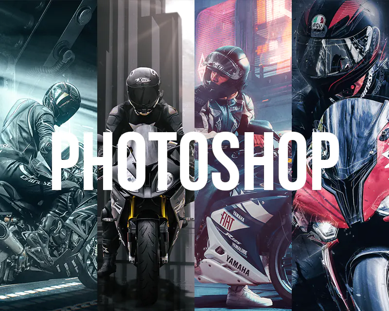 Custom Graphics Motorbike Photoshop