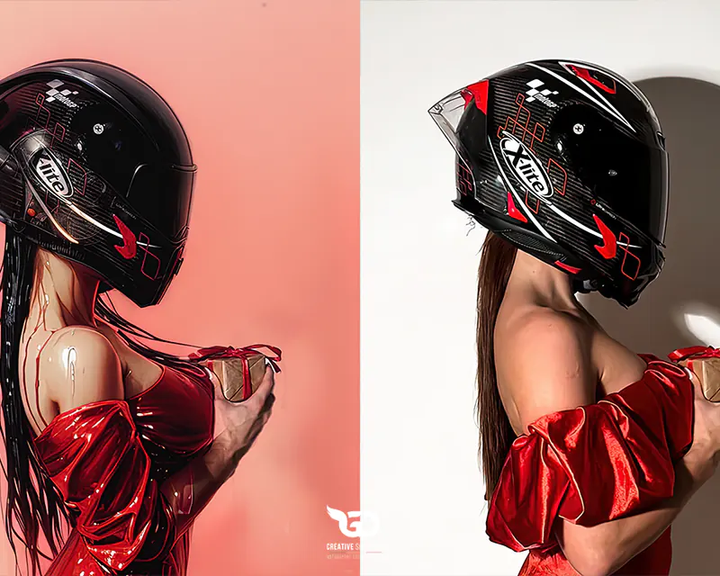 Concept Art Motobike and Bikers Custom Graphics